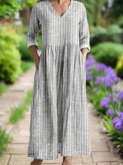 Zadie - Casual Classic Striped Dress