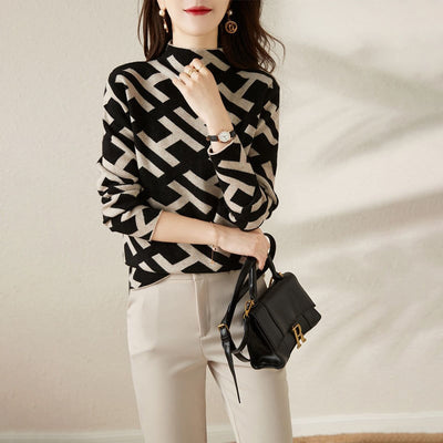 Mackenna - Elegant, Geometric, Comfortable Sweater