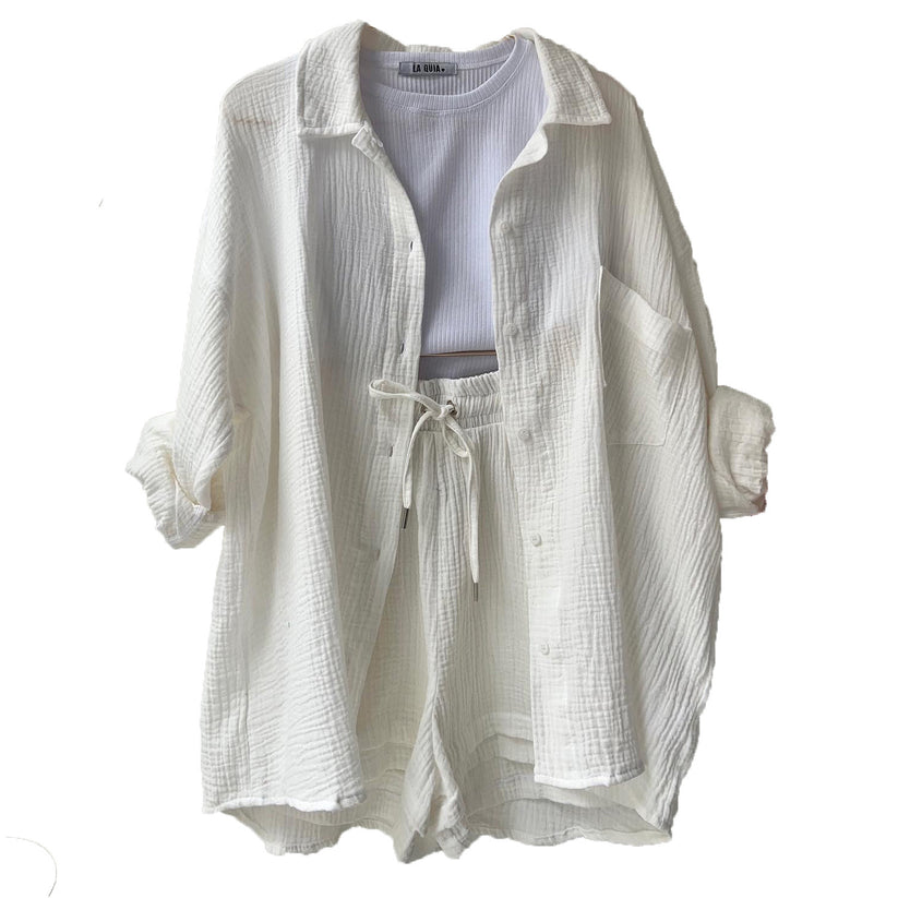 Léonie | Soft cotton lounge set
