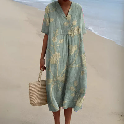 Zelda - Chic Summer Breeze Printed Dress