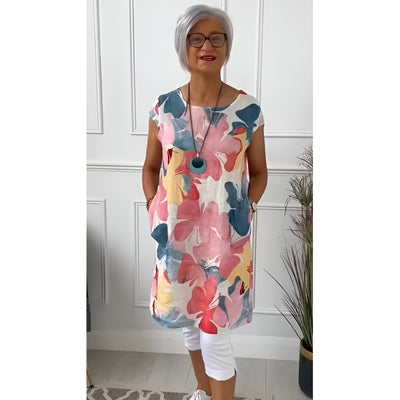 Payton - Casual Pocketed Short Sleeve Dress