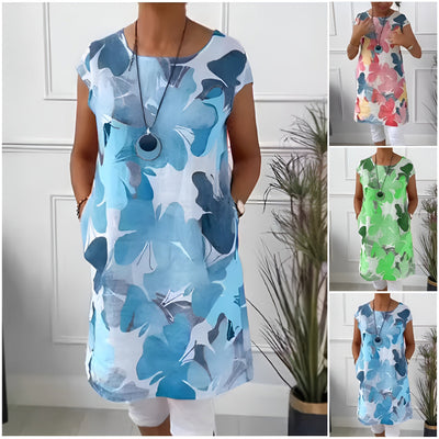 Payton - Casual Pocketed Short Sleeve Dress