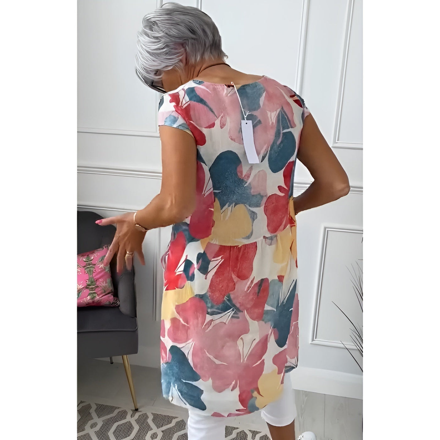Payton - Casual Pocketed Short Sleeve Dress