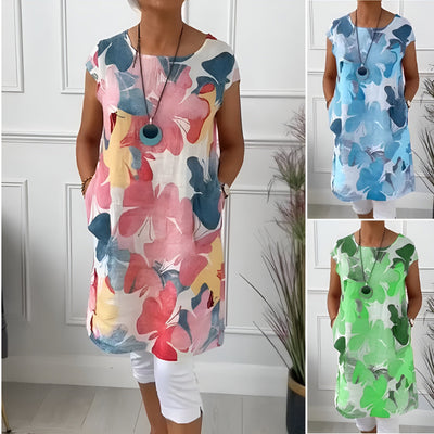 Payton - Casual Pocketed Short Sleeve Dress