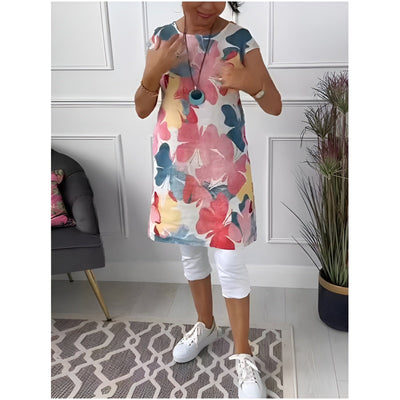 Payton - Casual Pocketed Short Sleeve Dress