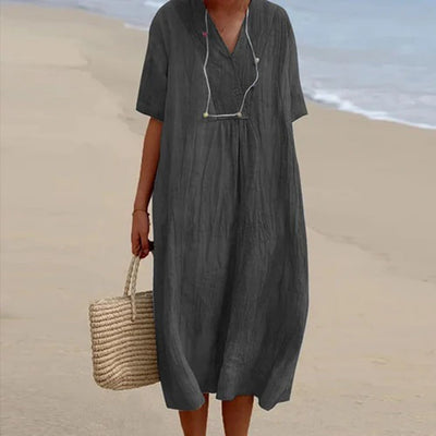 Elle - Vintage-Inspired Women’s Lightweight Maxi Dress