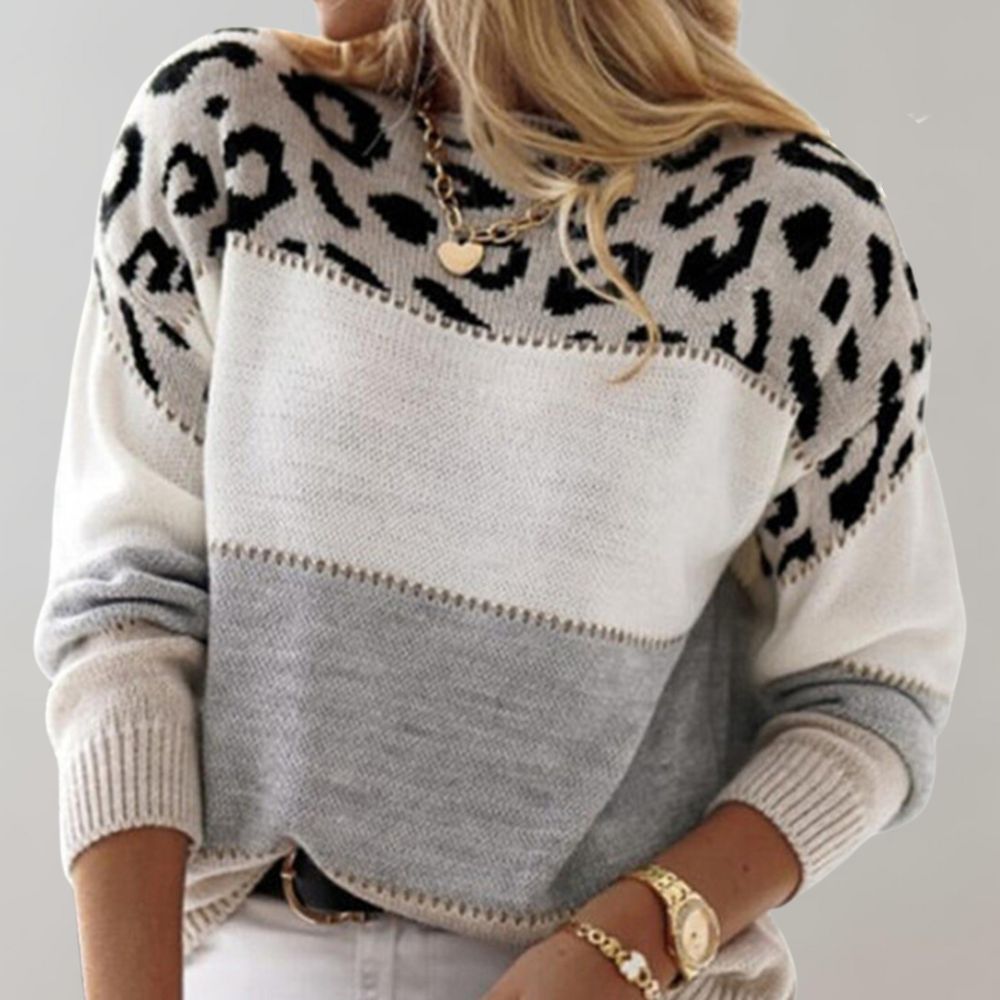 Brooklyn - Leopard Print Casual Hoodie