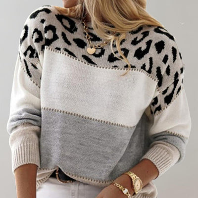 Brooklyn - Leopard Print Casual Hoodie