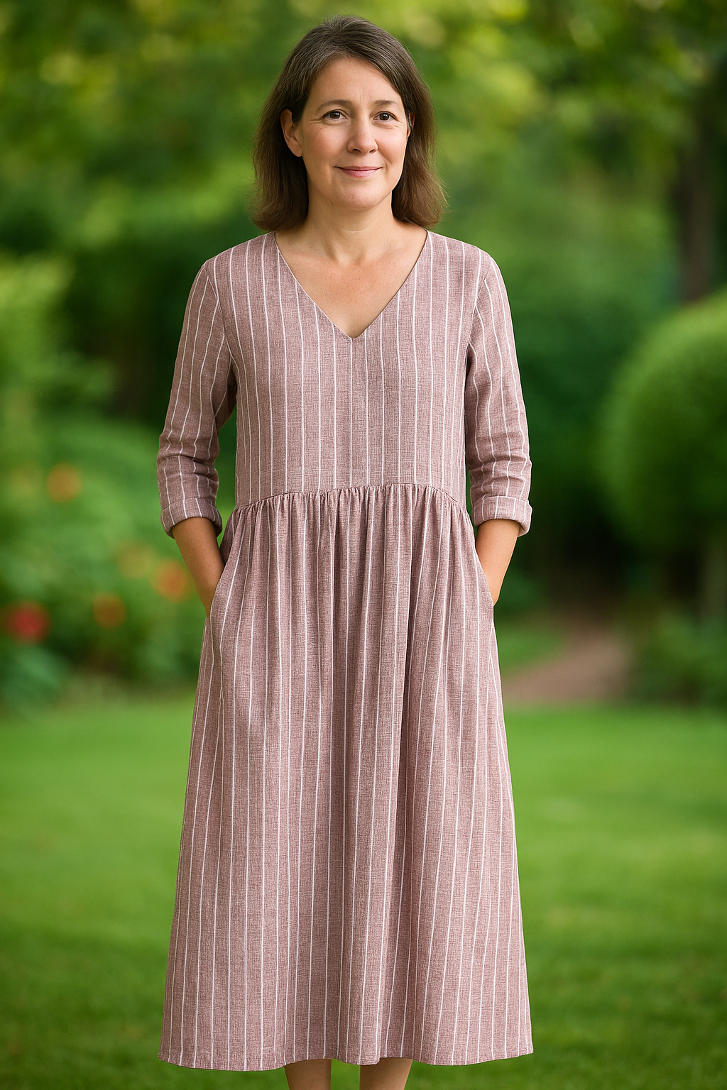 Zadie - Casual Classic Striped Dress