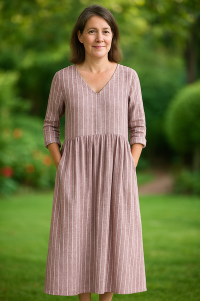 Zadie - Casual Classic Striped Dress