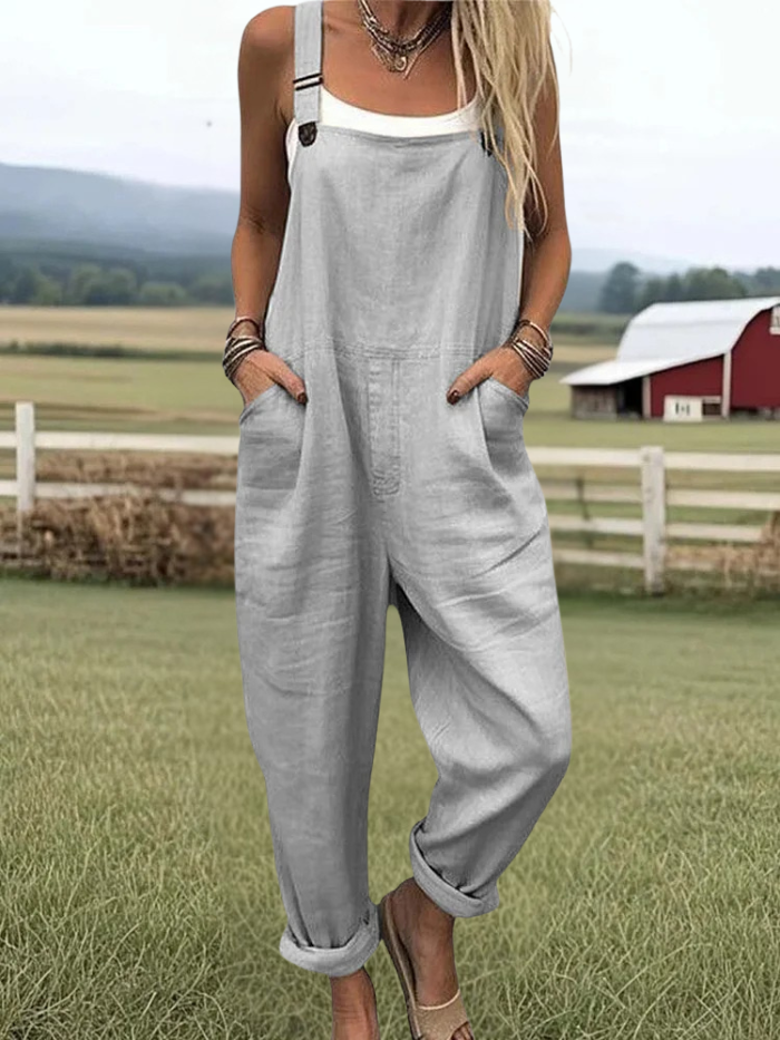 Loretta - Women's Vacation Retro Casual Wide Leg Jumpsuit