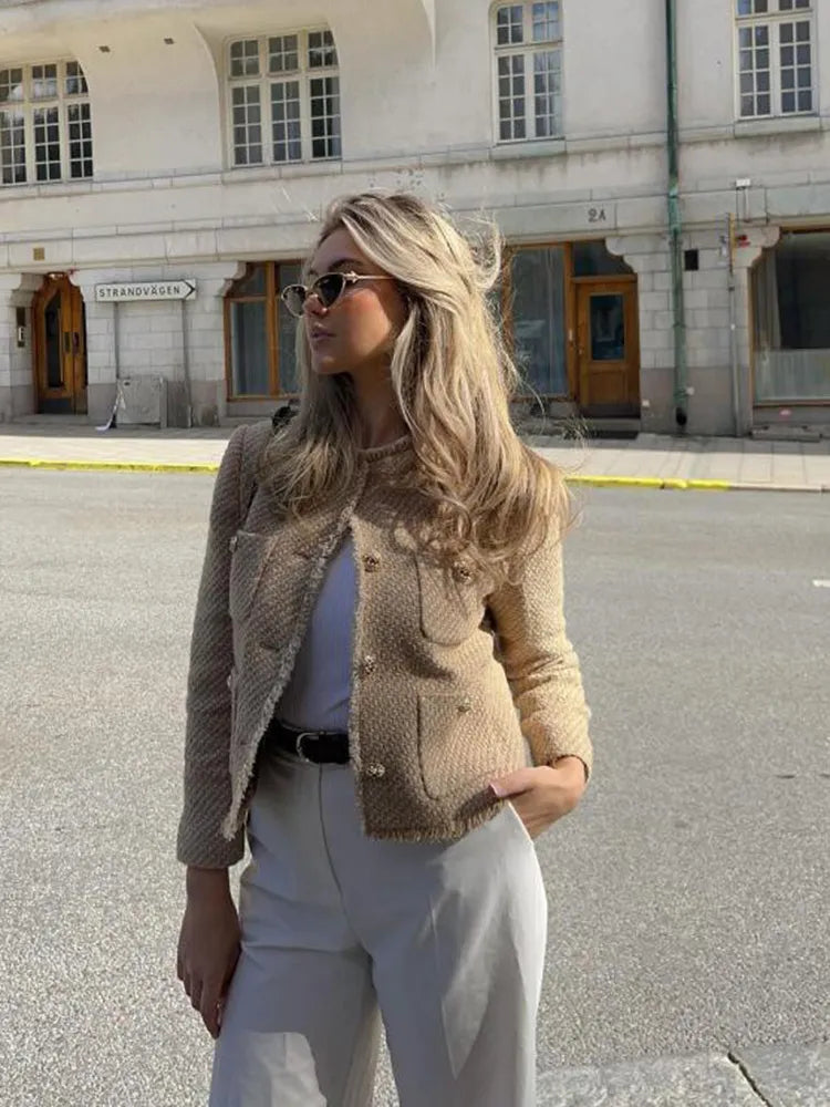 Women's herringbone jacket