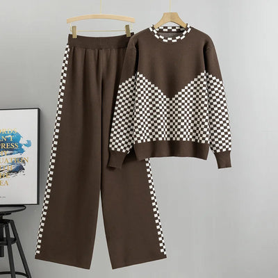 Dianne - Knitted Pullover Pajamas Lounge Set