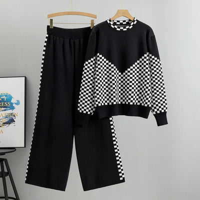 Dianne - Knitted Pullover Pajamas Lounge Set