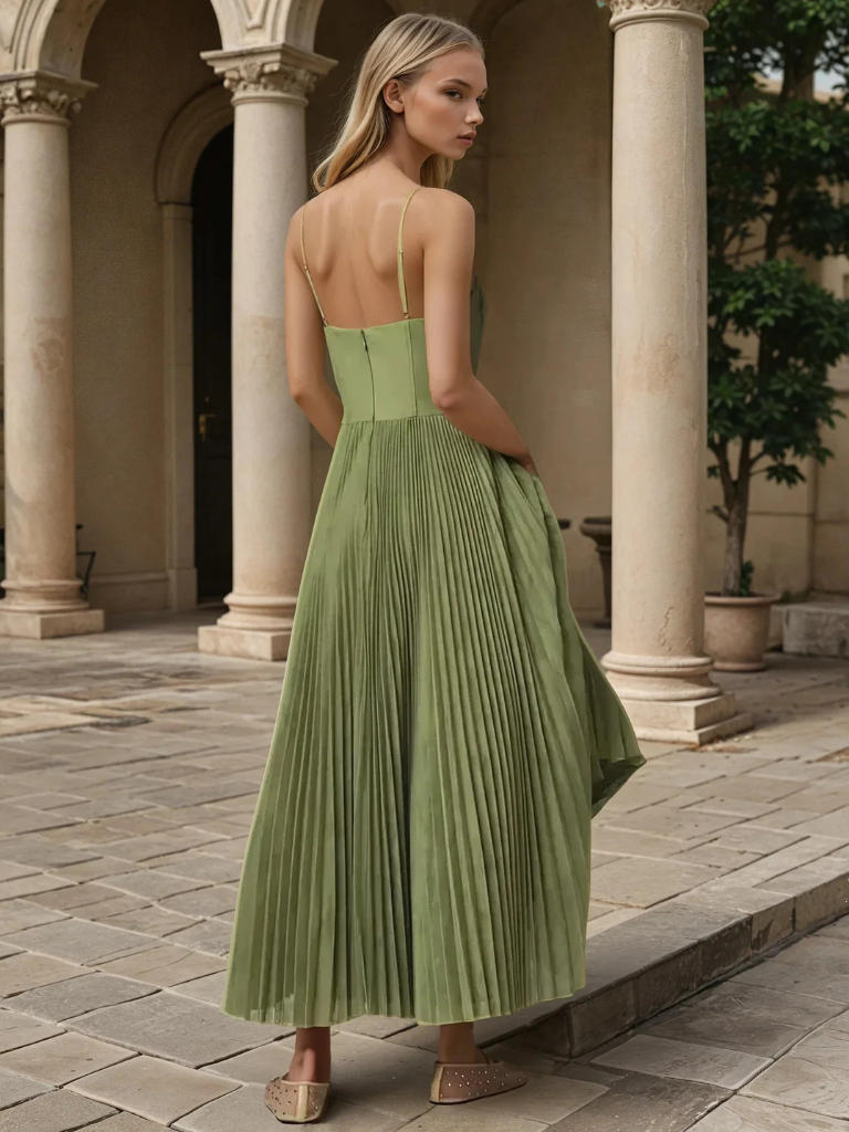 Cameron - Elegant Open-Back Sleeveless Evening Dress