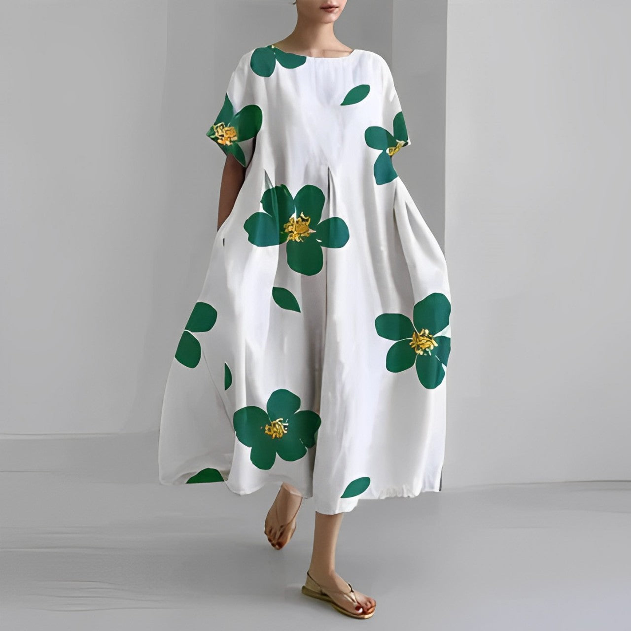 Eliza - Retro Big Swing Loose Maxi Dress
