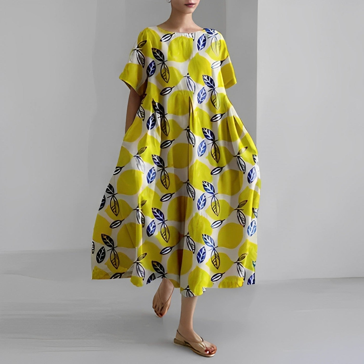 Eliza - Retro Big Swing Loose Maxi Dress
