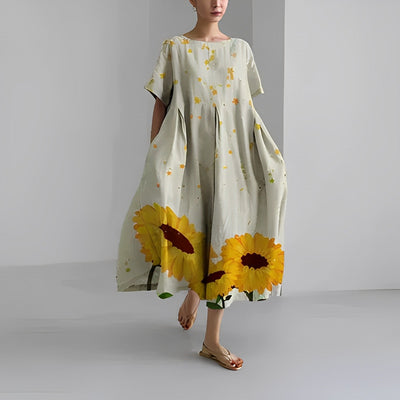 Eliza - Retro Big Swing Loose Maxi Dress