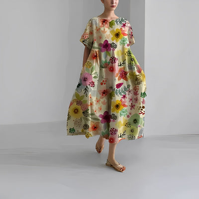 Eliza - Retro Big Swing Loose Maxi Dress