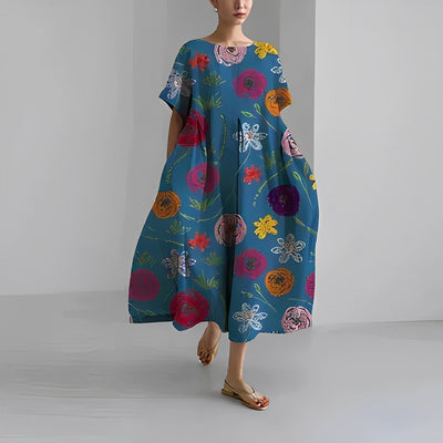 Eliza - Retro Big Swing Loose Maxi Dress