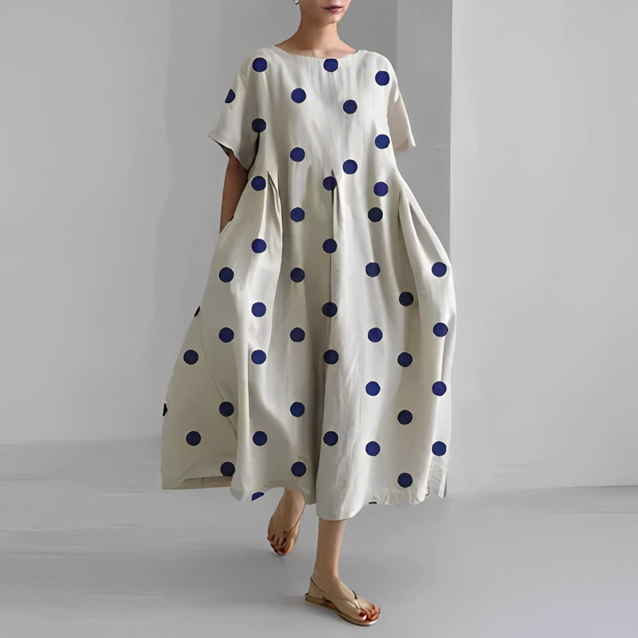 Eliza - Retro Big Swing Loose Maxi Dress