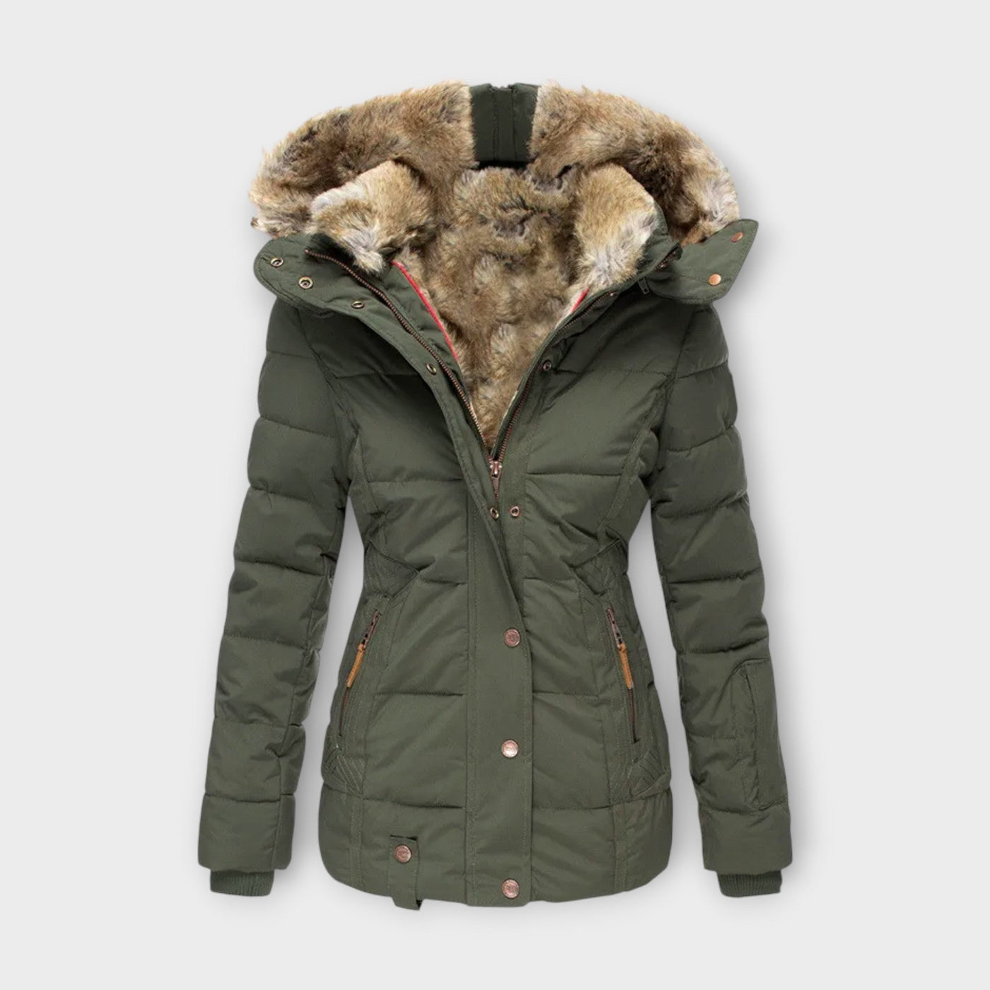 Emine - Cozy fur-lined jacket