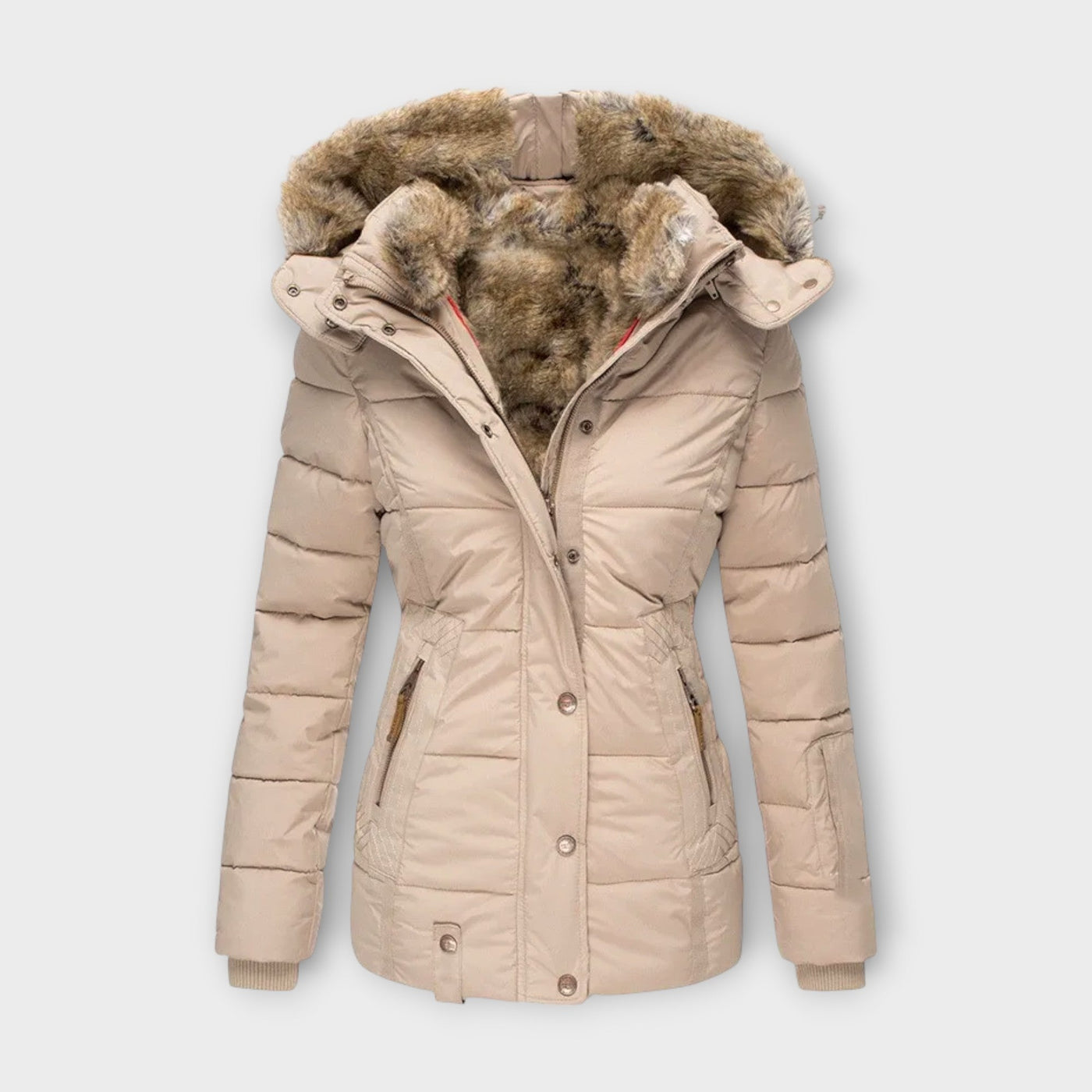 Emine - Cozy fur-lined jacket