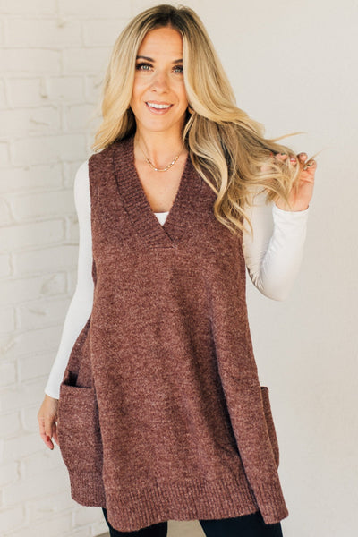 Josie - Stylish Long Sweaters with Pocket