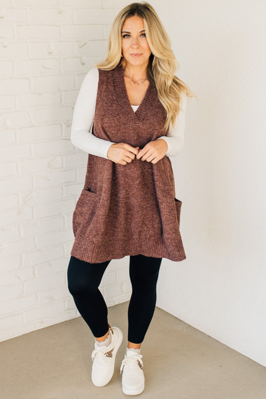Josie - Stylish Long Sweaters with Pocket