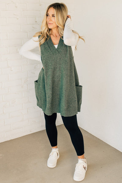 Josie - Stylish Long Sweaters with Pocket