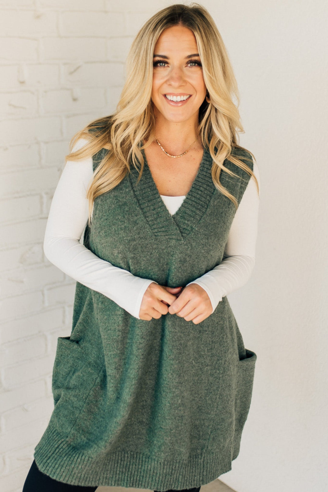 Josie - Stylish Long Sweaters with Pocket