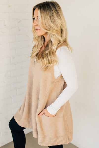 Josie - Stylish Long Sweaters with Pocket