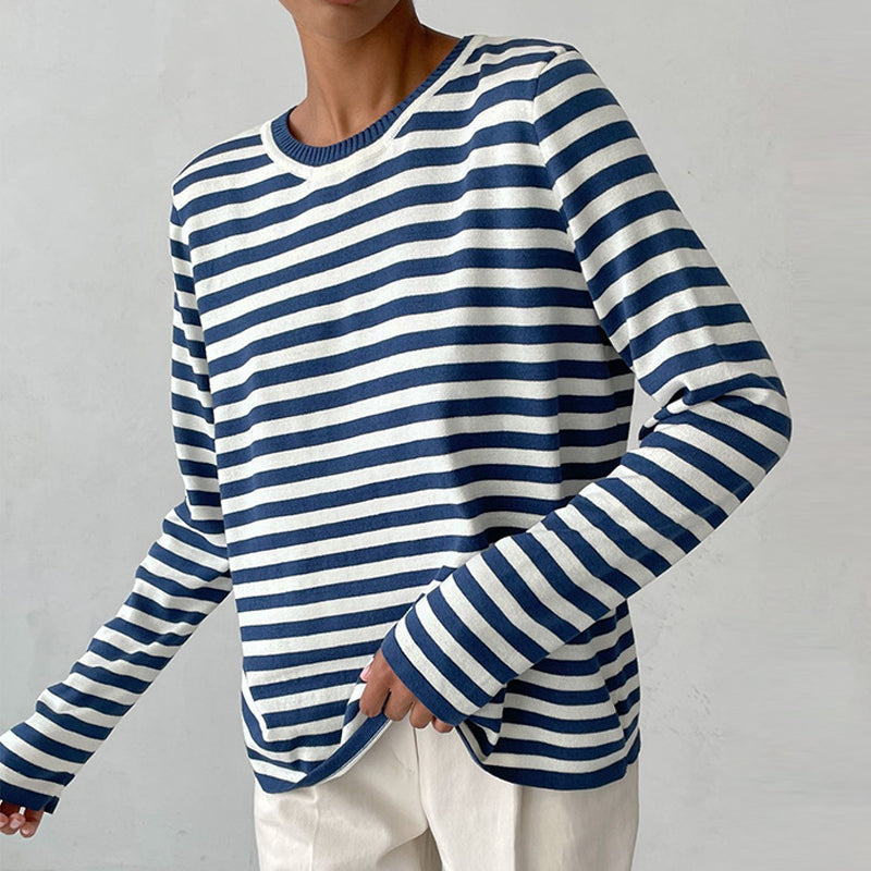 Bella - Elegant Striped Shirt