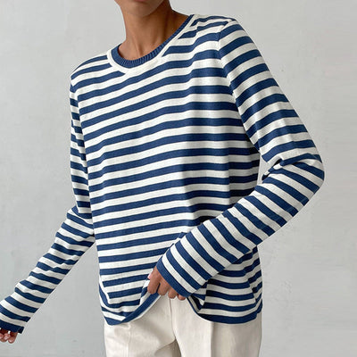 Bella - Elegant Striped Shirt
