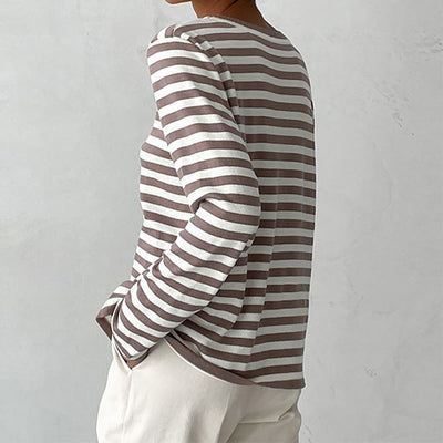 Bella - Elegant Striped Shirt
