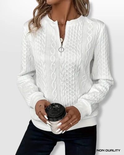 Dolly - Non-Duality Zip-Up Sweatshirt