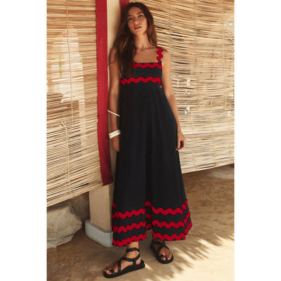 Katie - Sleeveless Floral Printed Loose Dress