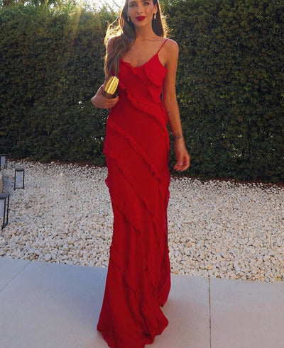Adrienne – Elegant Ruffled Dress