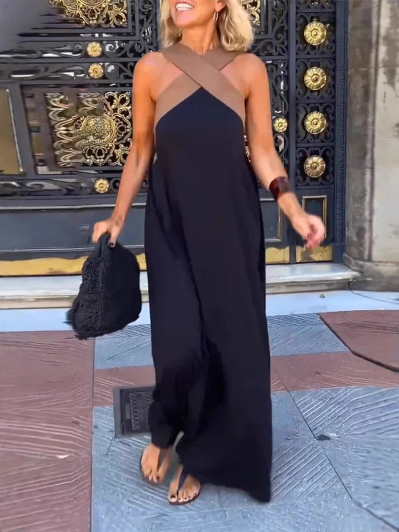 Lexi - Stylish Crossover Neckline Dress