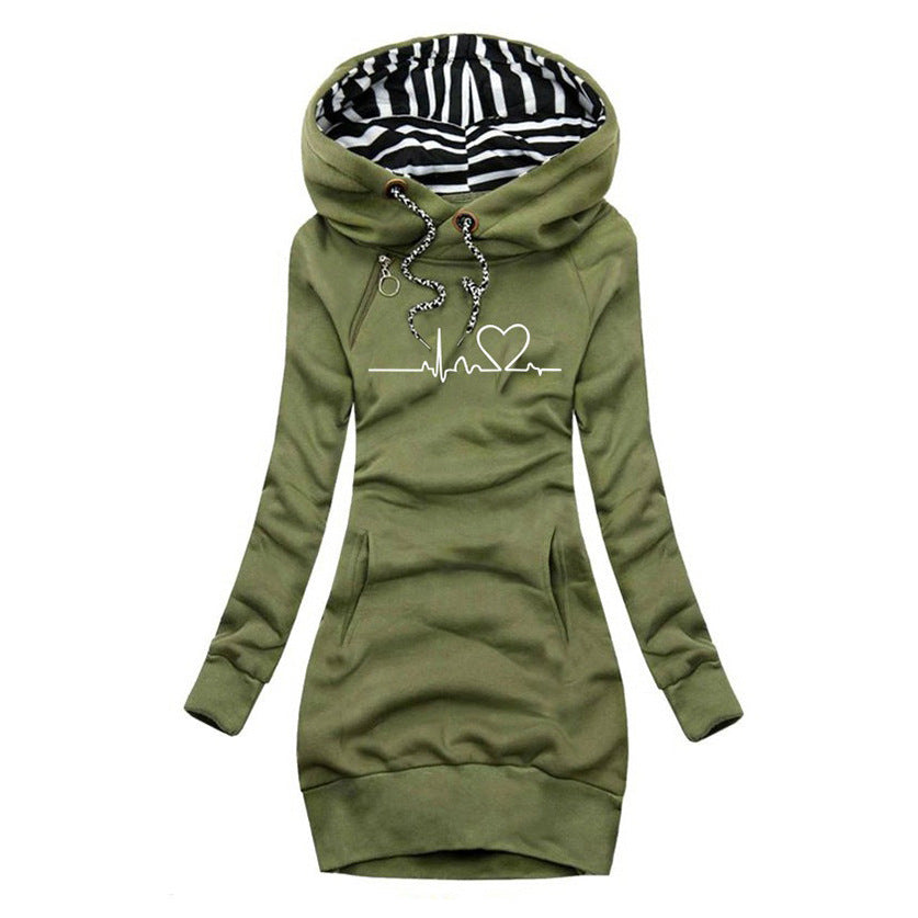 Carina - Knitted Cardigan with Heart Pattern