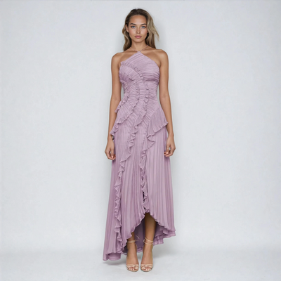 Daniela - Custom Sleeveless Halter Dress