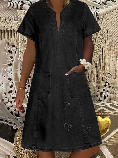 Claire Montreal™ - LIGHTWEIGHT DENIM DRESS WITH A RELAXED FIT