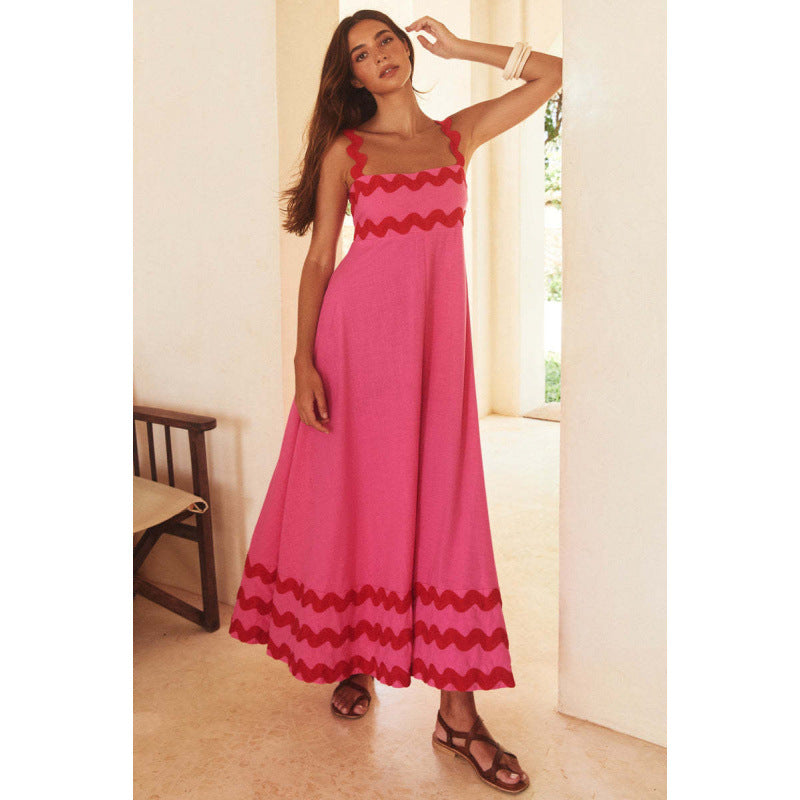 Katie - Sleeveless Floral Printed Loose Dress