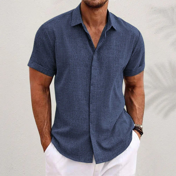 Oliver™ - Effortless Comfort Short-Sleeve Shirt For Men