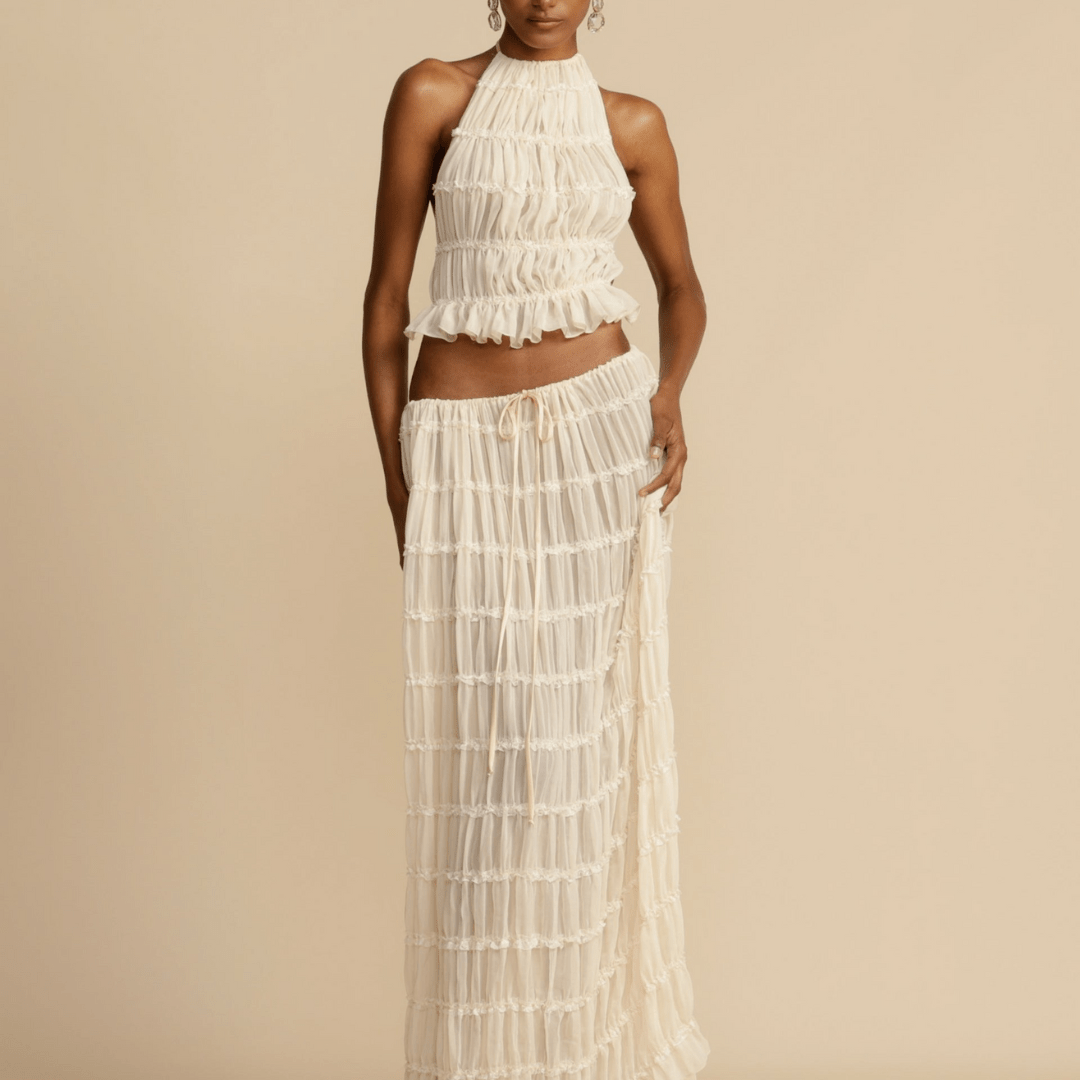 Coney - Halter Top and Skirt Set