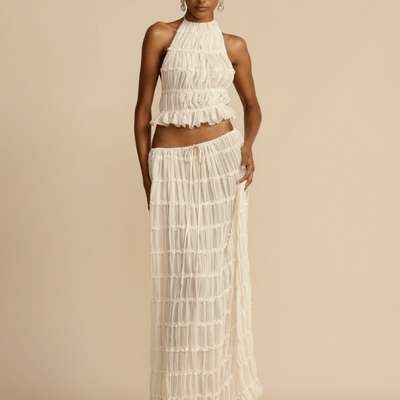 Coney - Halter Top and Skirt Set