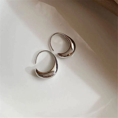 Luxury gold and silver earrings