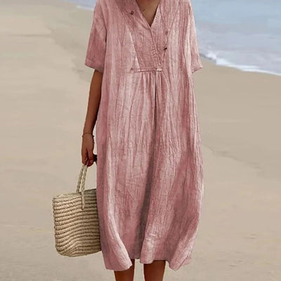Elle - Vintage-Inspired Women’s Lightweight Maxi Dress