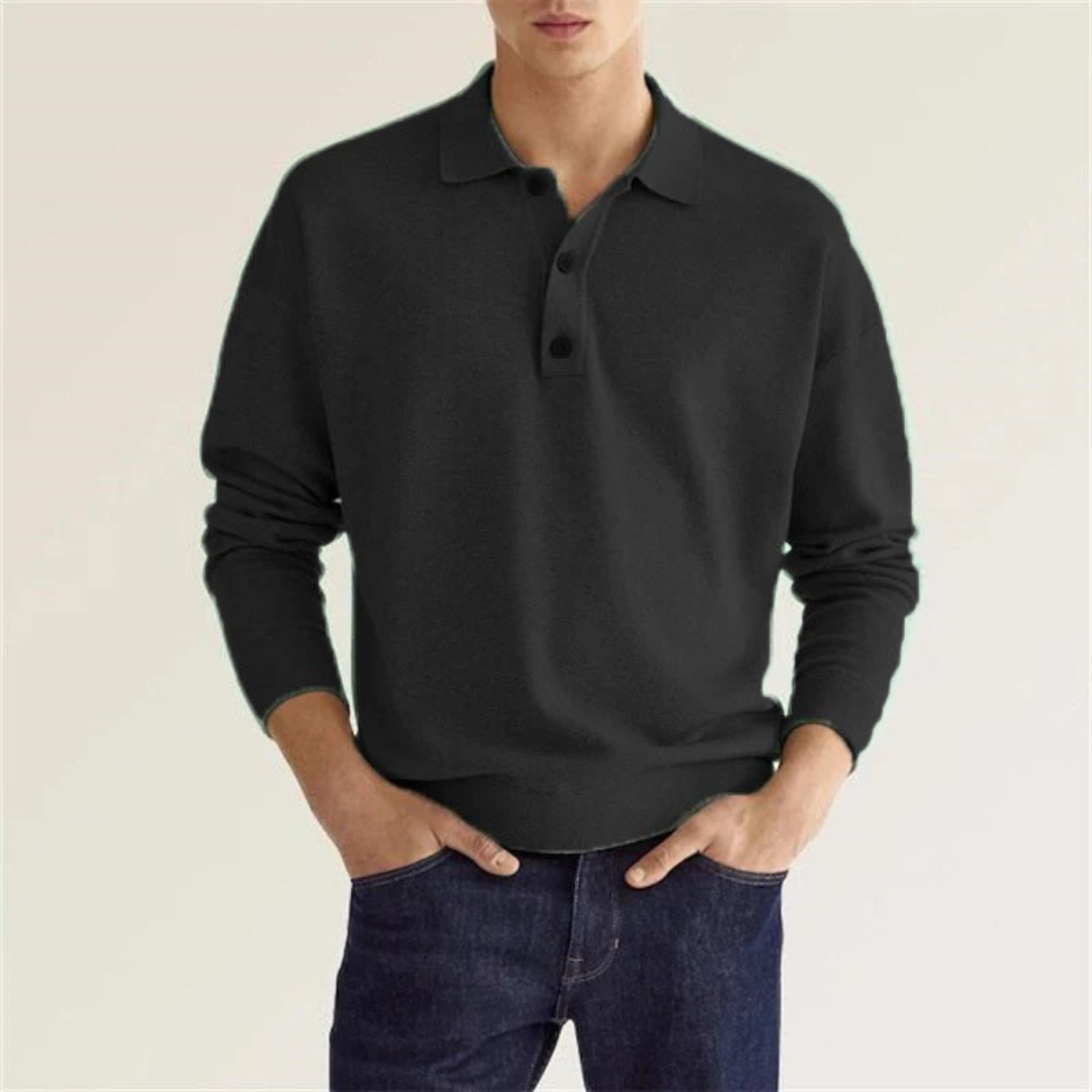 Seth - Stylish Polo Sweater For Men