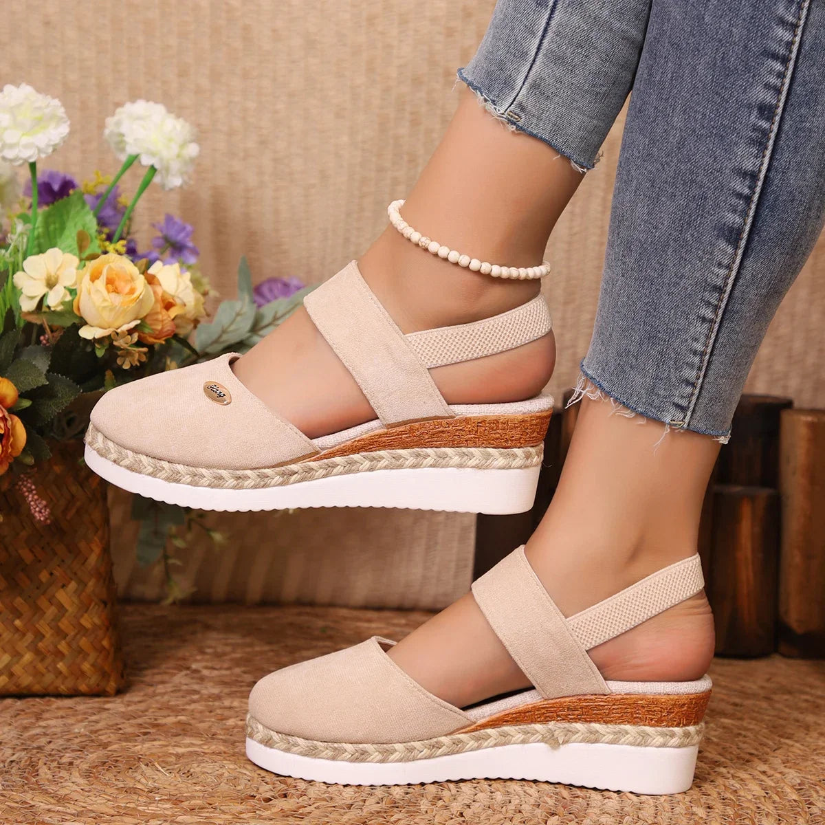 Lyra™ - Wedge Gladiator Sandals